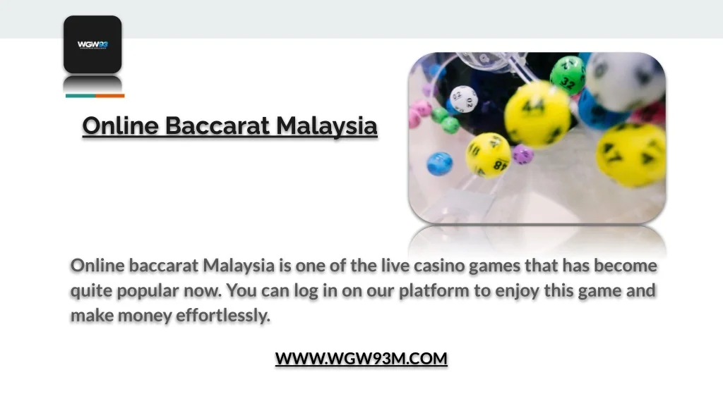 Online Baccarat Guide Malaysia Guide 2026